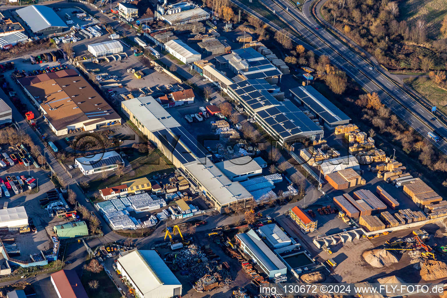 PRP Paper Recycling Pfalz GmbH in Venningen in the state Rhineland-Palatinate, Germany