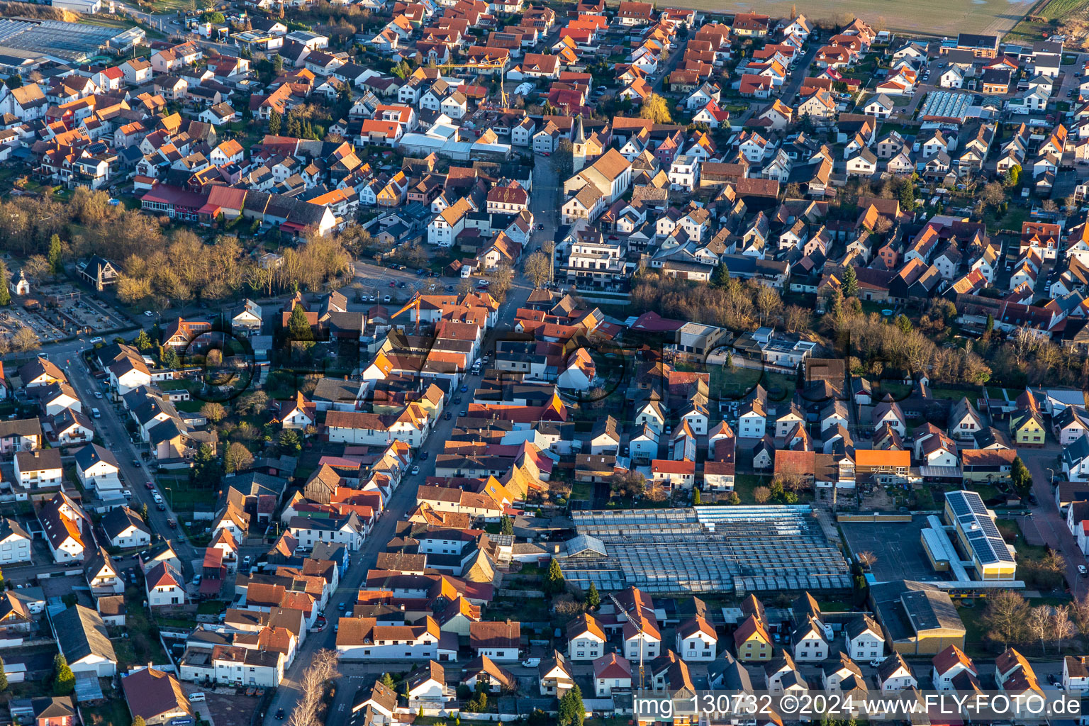 Kuhardt in the state Rhineland-Palatinate, Germany out of the air