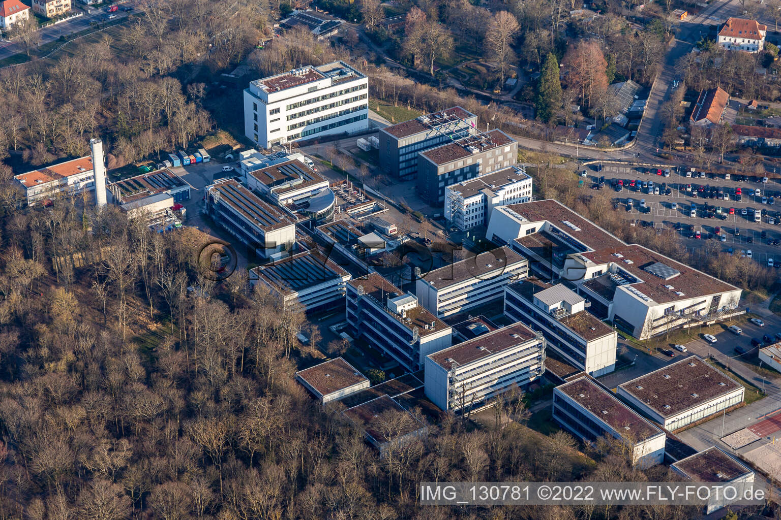 Aerial photograpy of University of Koblenz · Landau - Campus Landau in Landau in der Pfalz in the state Rhineland-Palatinate, Germany