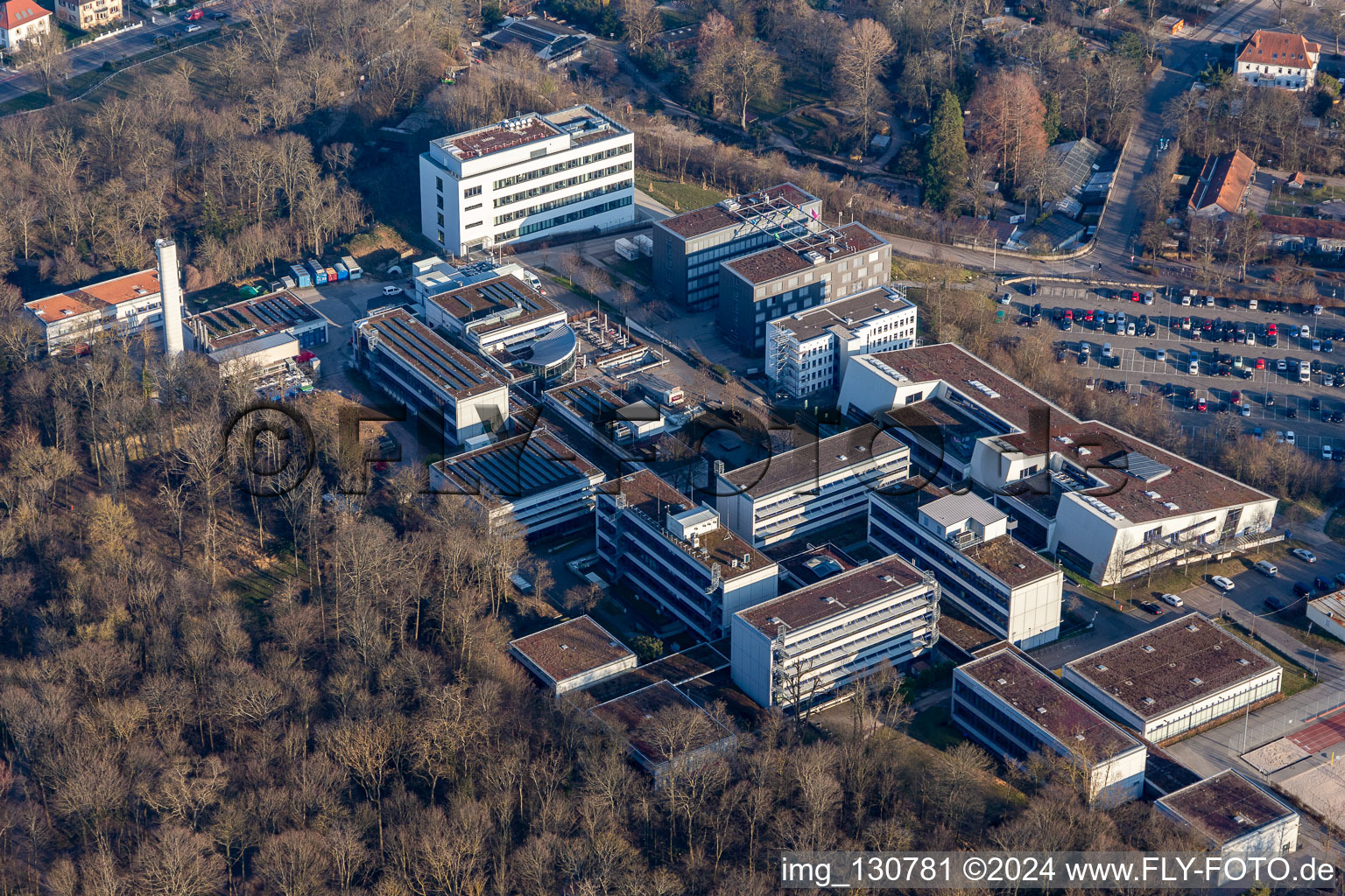 Aerial photograpy of University of Koblenz · Landau - Landau Campus in Landau in der Pfalz in the state Rhineland-Palatinate, Germany