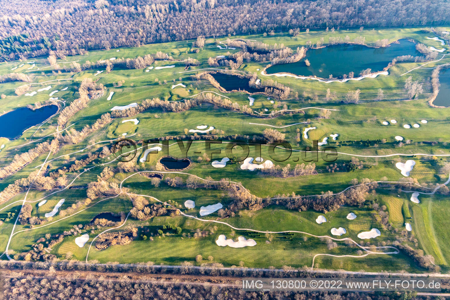 Golf course Landgut Dreihof - GOLF absolute in the district Dreihof in Essingen in the state Rhineland-Palatinate, Germany out of the air