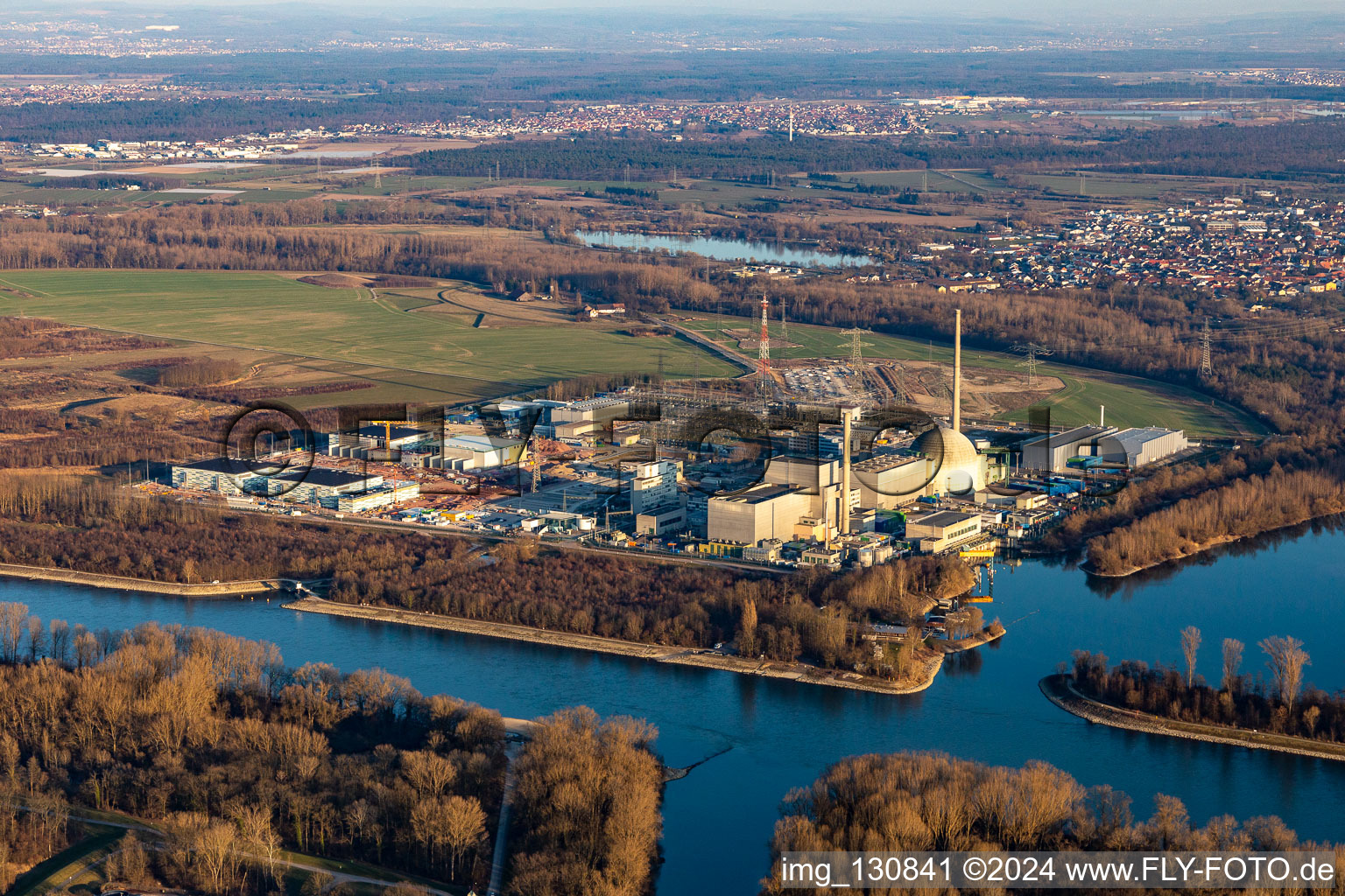 EnBW Nuclear Power GmbH (EnKK), Philippsburg in Philippsburg in the state Baden-Wuerttemberg, Germany