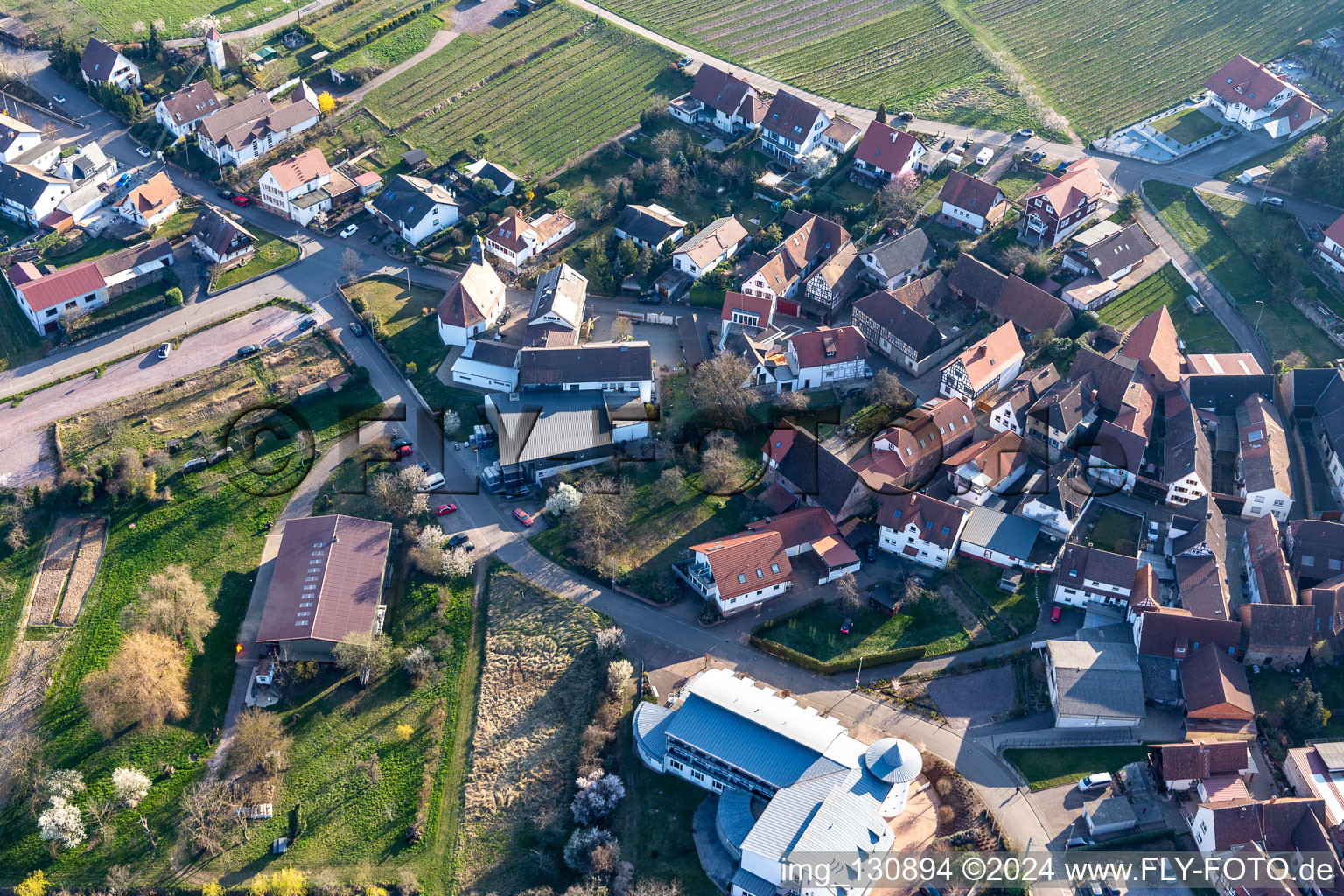 Southern Palatinate Terraces in the district Gleiszellen in Gleiszellen-Gleishorbach in the state Rhineland-Palatinate, Germany