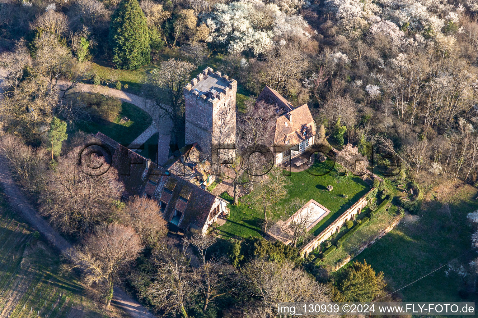 Château Saint Paul in Wissembourg in the state Bas-Rhin, France