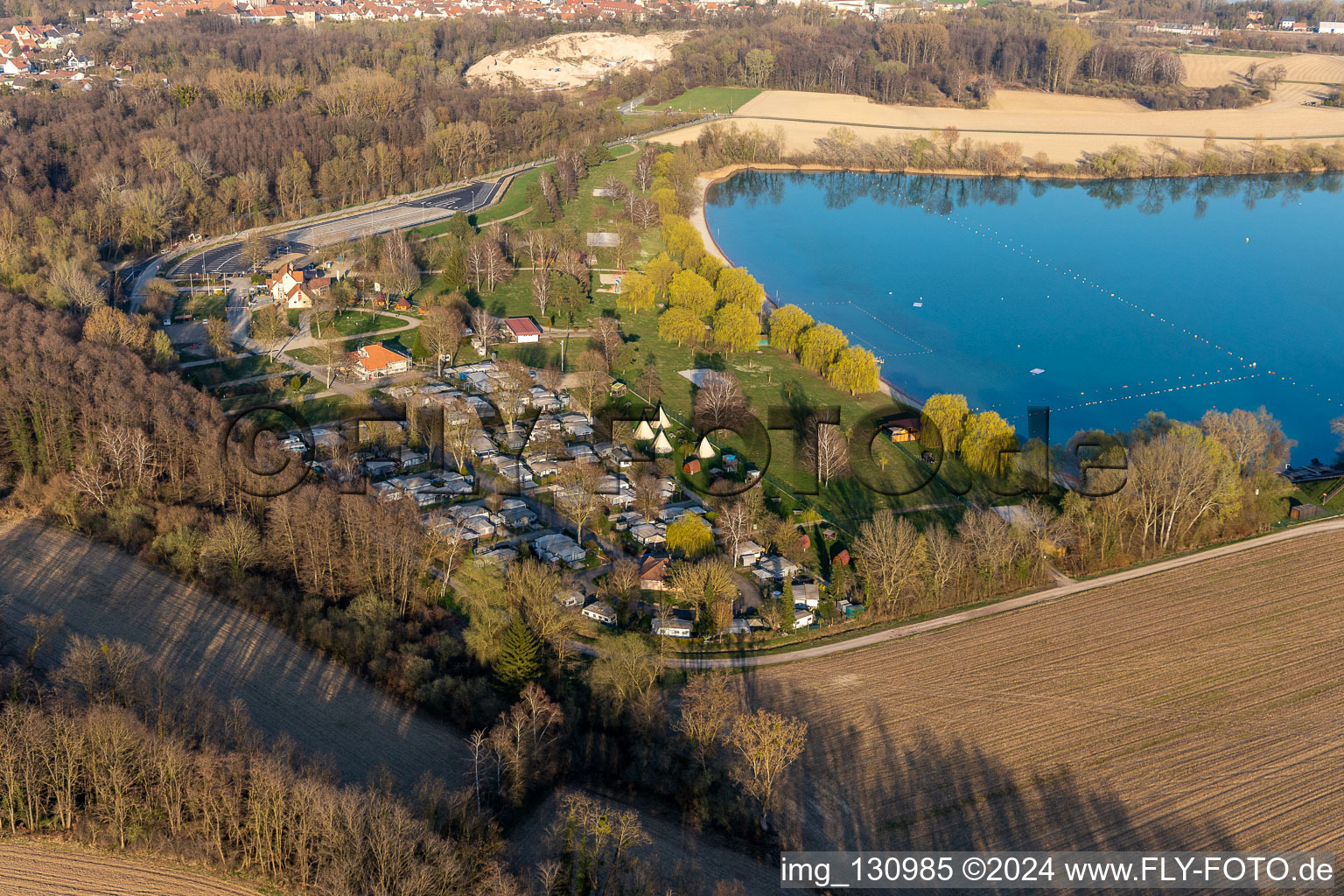 Camping Municipal des Mouettes in Lauterbourg in the state Bas-Rhin, France