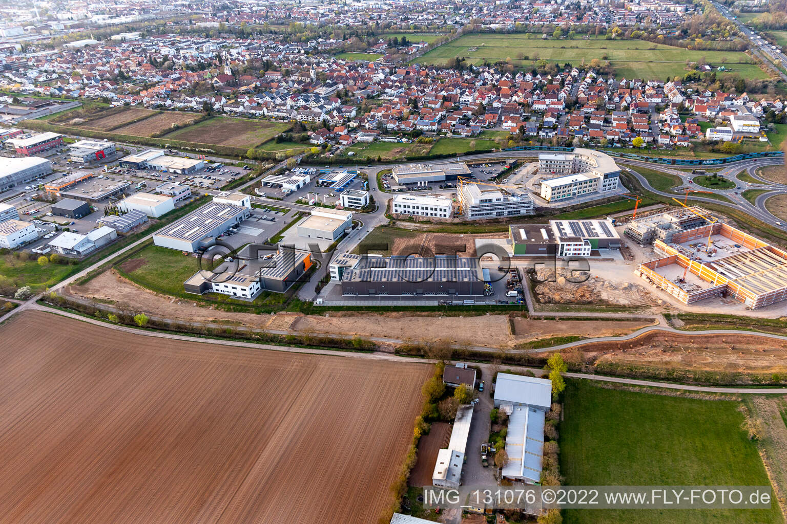 EmiCo Emission Control Systems GmbH, business park at the exhibition grounds in the district Queichheim in Landau in der Pfalz in the state Rhineland-Palatinate, Germany