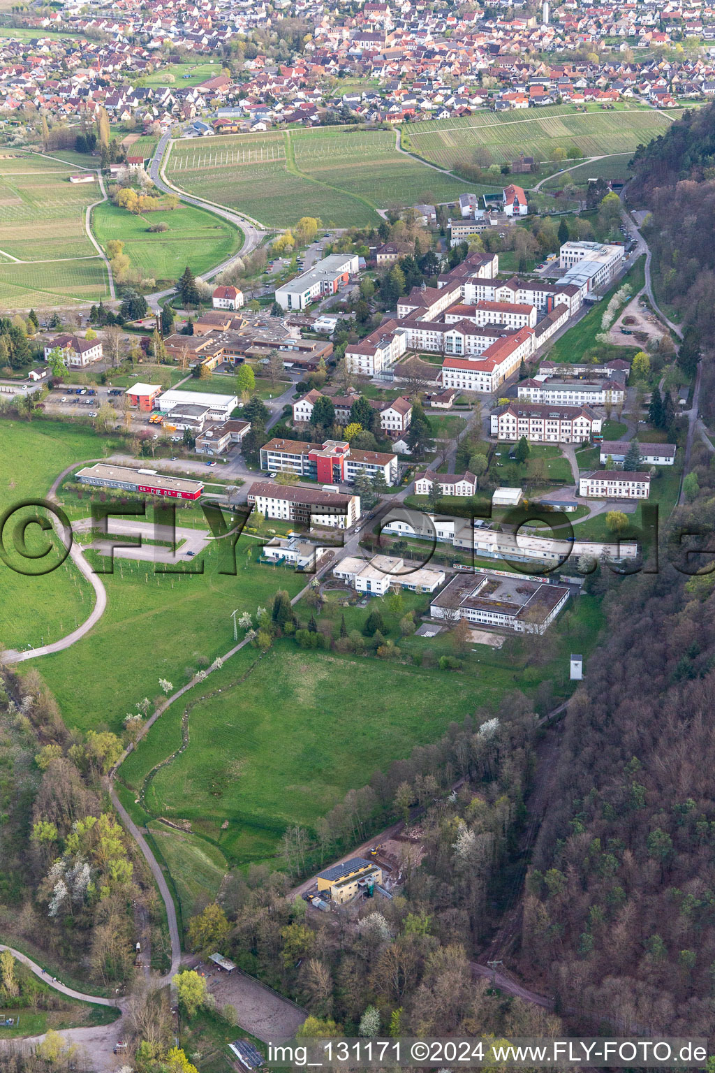 Pfalzklinik Landeck in Waldhambach in the state Rhineland-Palatinate, Germany