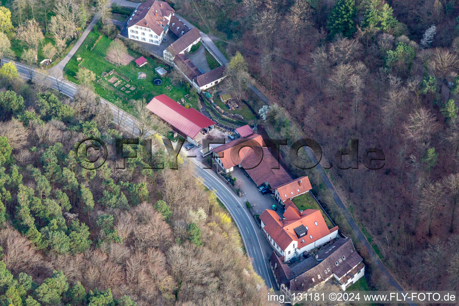 Porzelt Winery in Klingenmünster in the state Rhineland-Palatinate, Germany