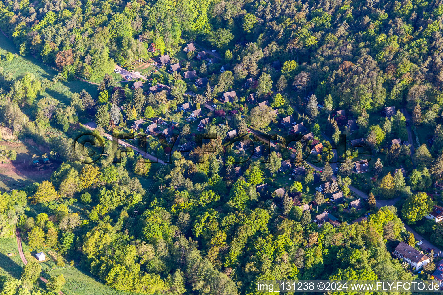 Holiday Village Sonnenberg in Leinsweiler in the state Rhineland-Palatinate, Germany