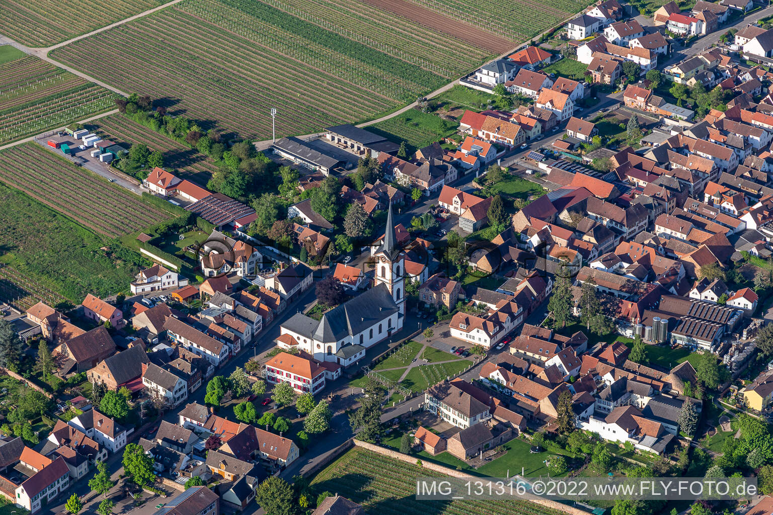 Catholic Parish of St. Peter and Paul in Edesheim in the state Rhineland-Palatinate, Germany