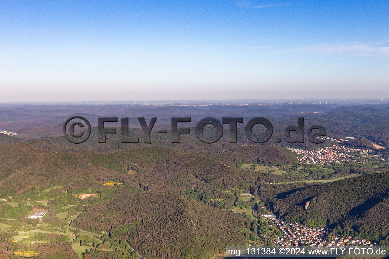 Drone image of Lug in the state Rhineland-Palatinate, Germany