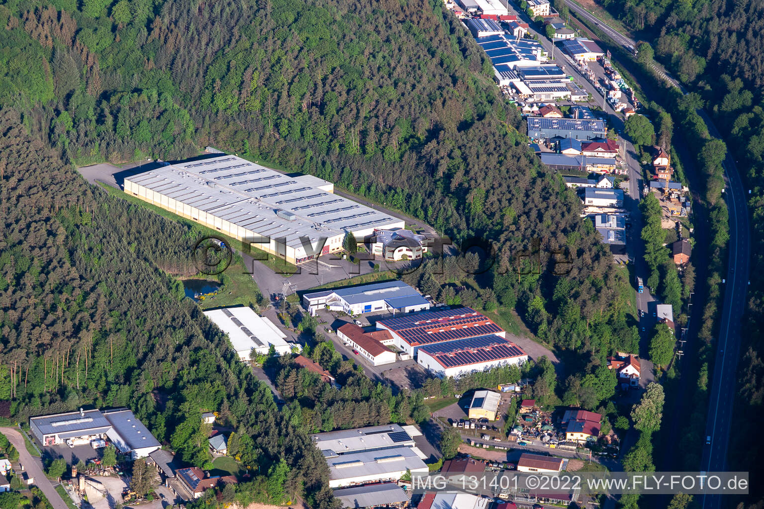 Schumacher Packaging GmbH plant Hauenstein in Hauenstein in the state Rhineland-Palatinate, Germany