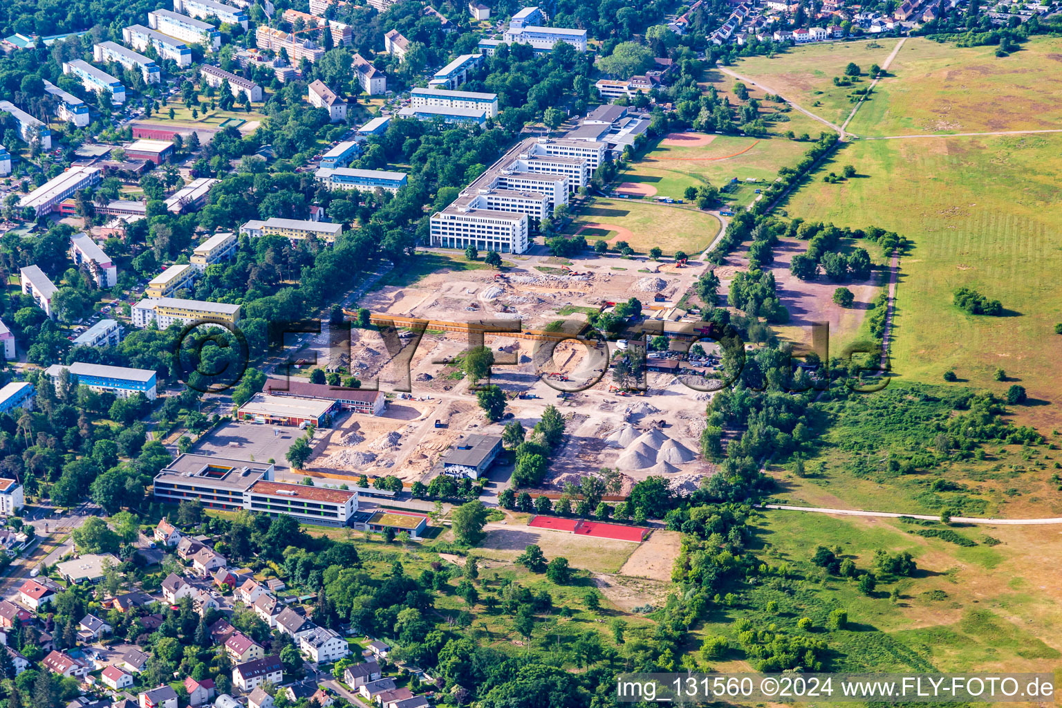 Erzbergerstr in the district Nordstadt in Karlsruhe in the state Baden-Wuerttemberg, Germany