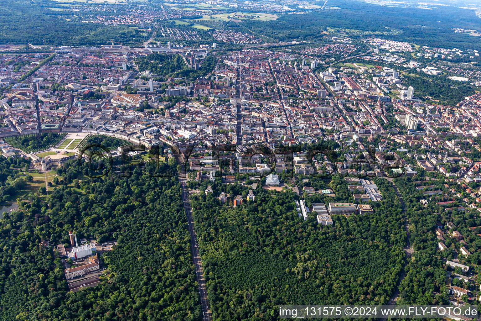 Weststadt, Südweststadt in the district Südweststadt in Karlsruhe in the state Baden-Wuerttemberg, Germany