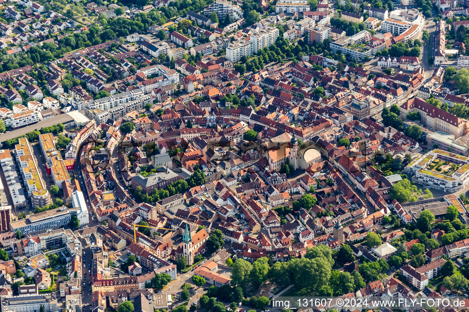 Historic Old Town Durlach in the district Durlach in Karlsruhe in the state Baden-Wuerttemberg, Germany