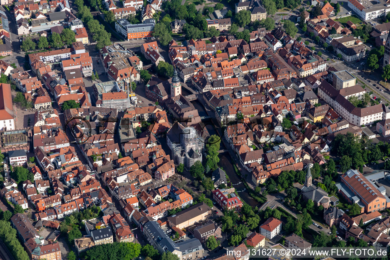 St. Martin Church Ettlingen on the Alb in Ettlingen in the state Baden-Wuerttemberg, Germany