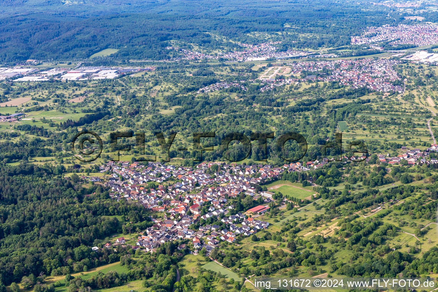 District Oberweier in Gaggenau in the state Baden-Wuerttemberg, Germany