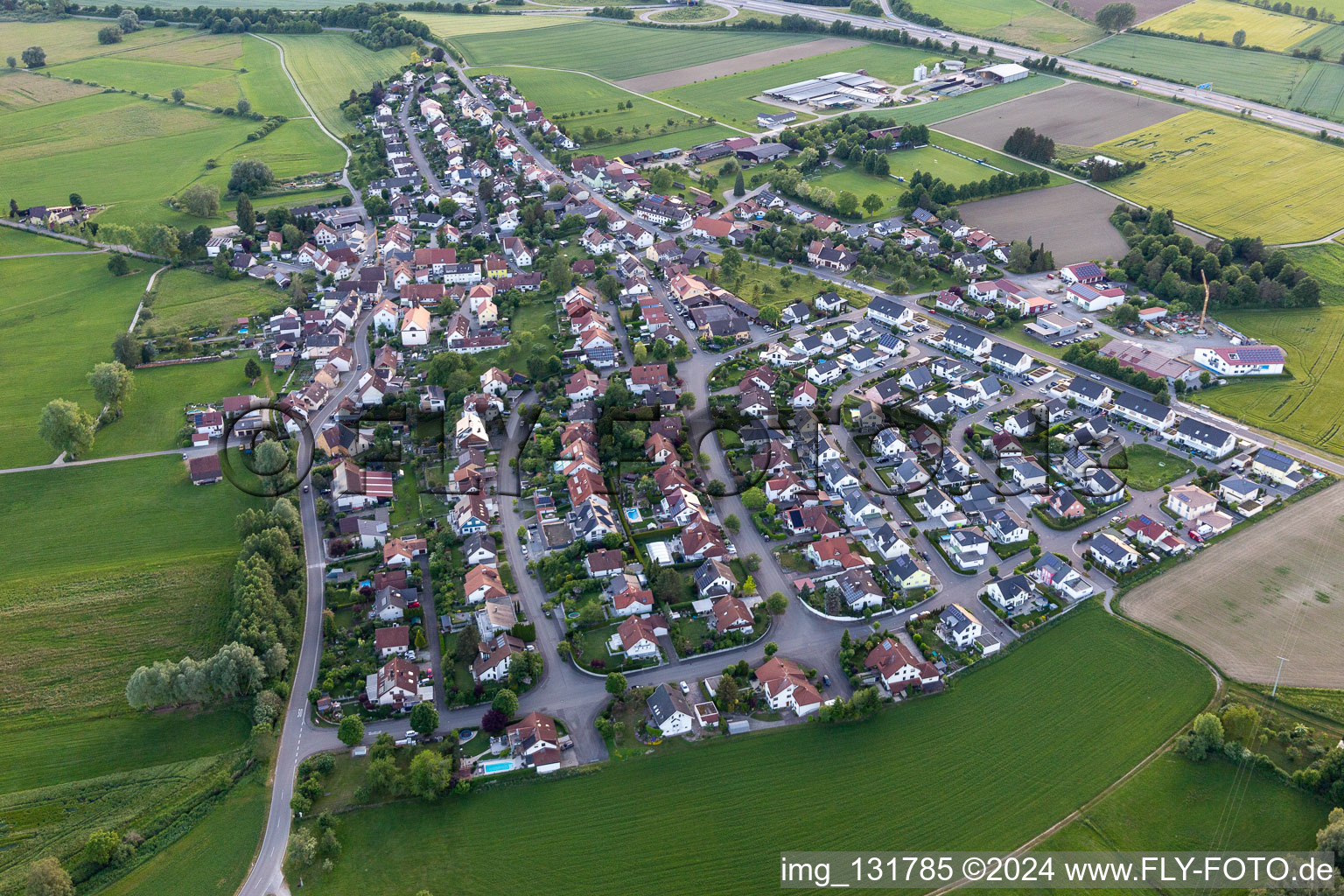 District Hausen an der Aach in Singen in the state Baden-Wuerttemberg, Germany