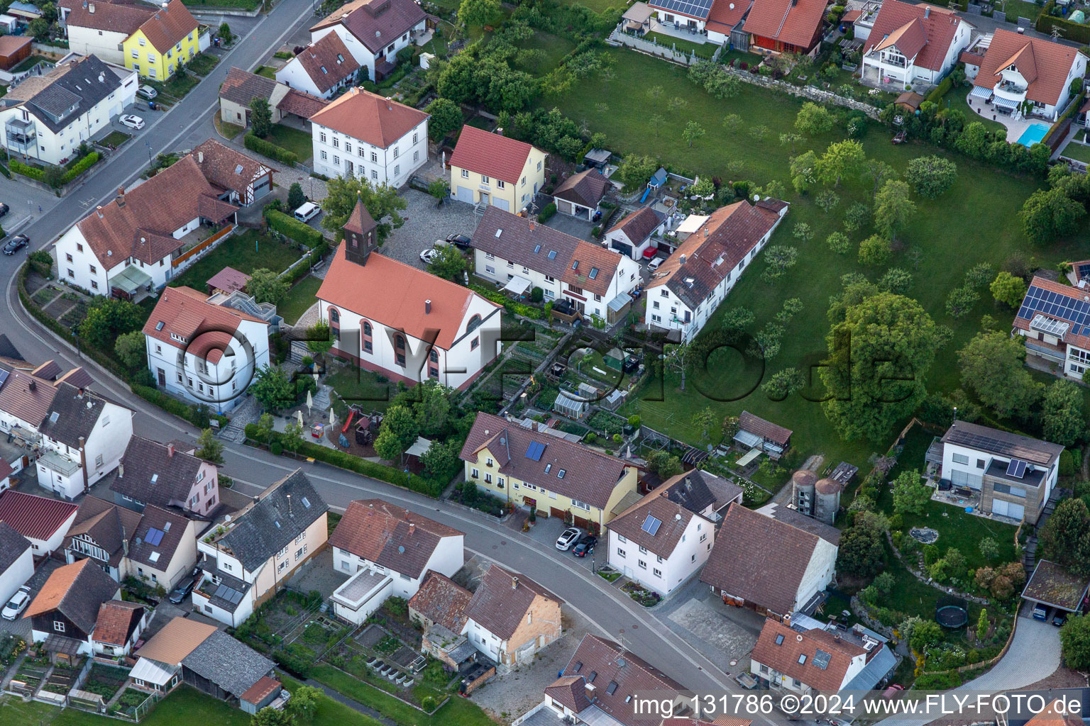 St. Agatha in the district Hausen an der Aach in Singen in the state Baden-Wuerttemberg, Germany