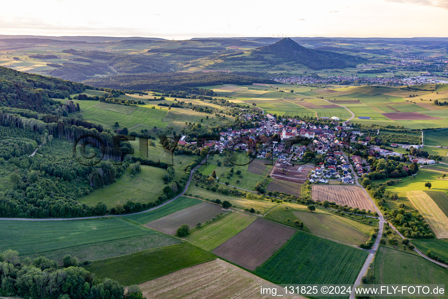 Before the Hohenhewen in the district Welschingen in Engen in the state Baden-Wuerttemberg, Germany