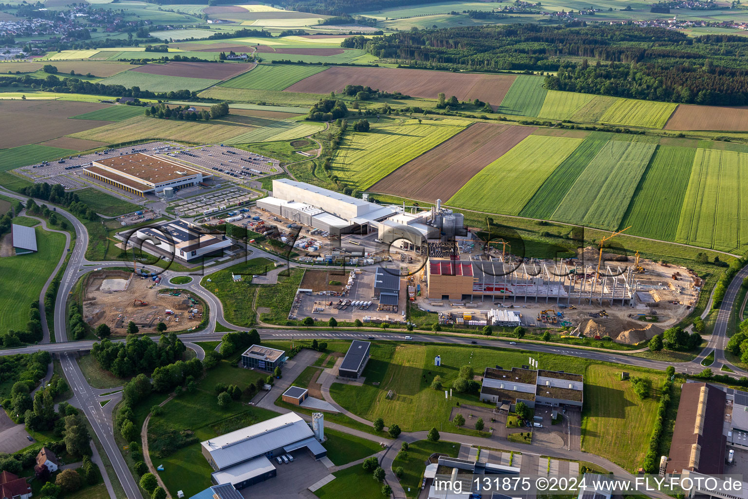 Northern Lake Constance Industrial Park with Amazon DBW8 and SCHAKO KG in Meßkirch in the state Baden-Wuerttemberg, Germany