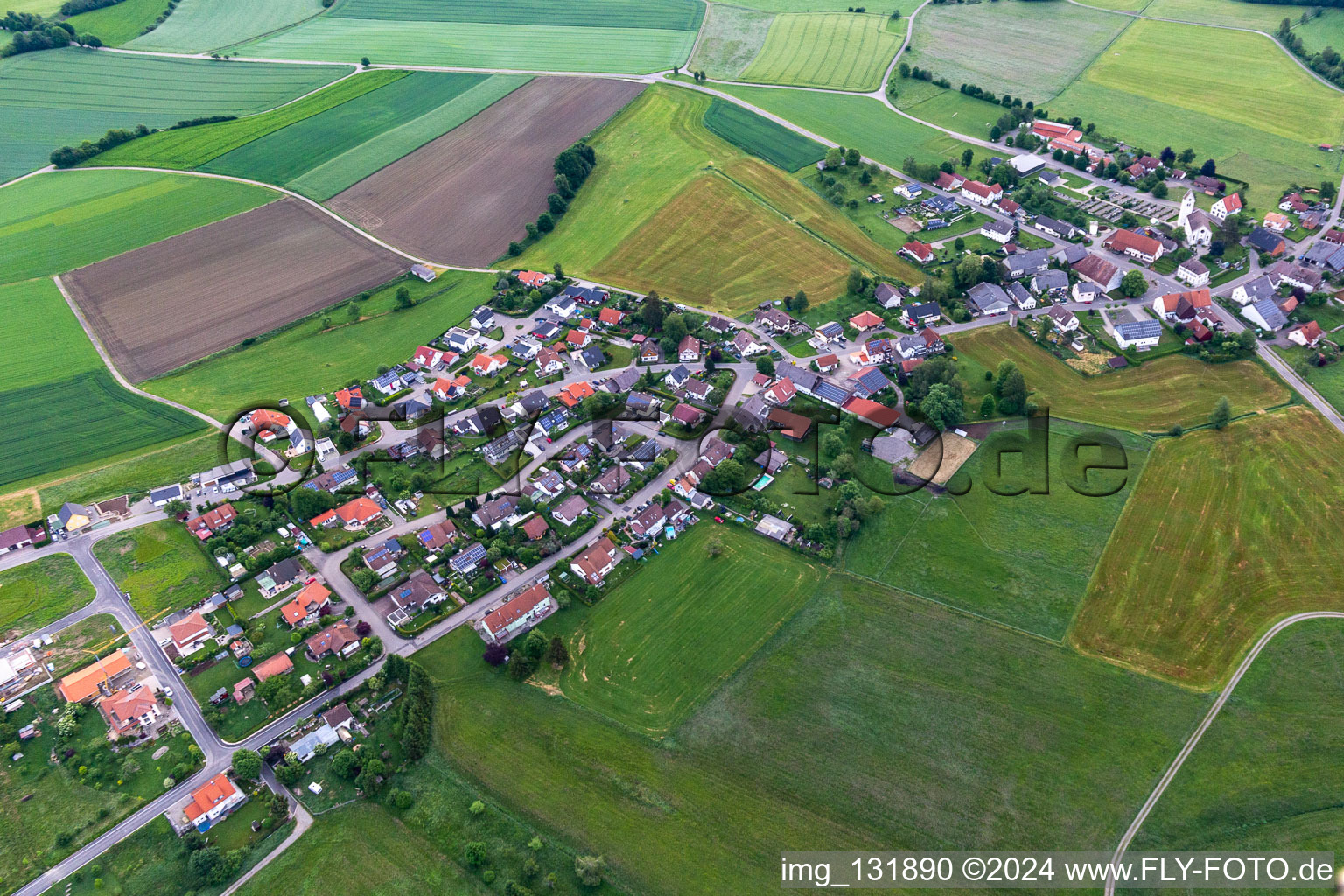 District Burgweiler in Ostrach in the state Baden-Wuerttemberg, Germany