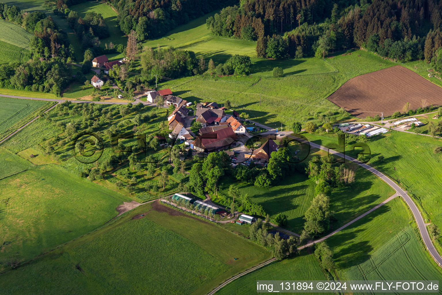 District Waldbeuren in Ostrach in the state Baden-Wuerttemberg, Germany