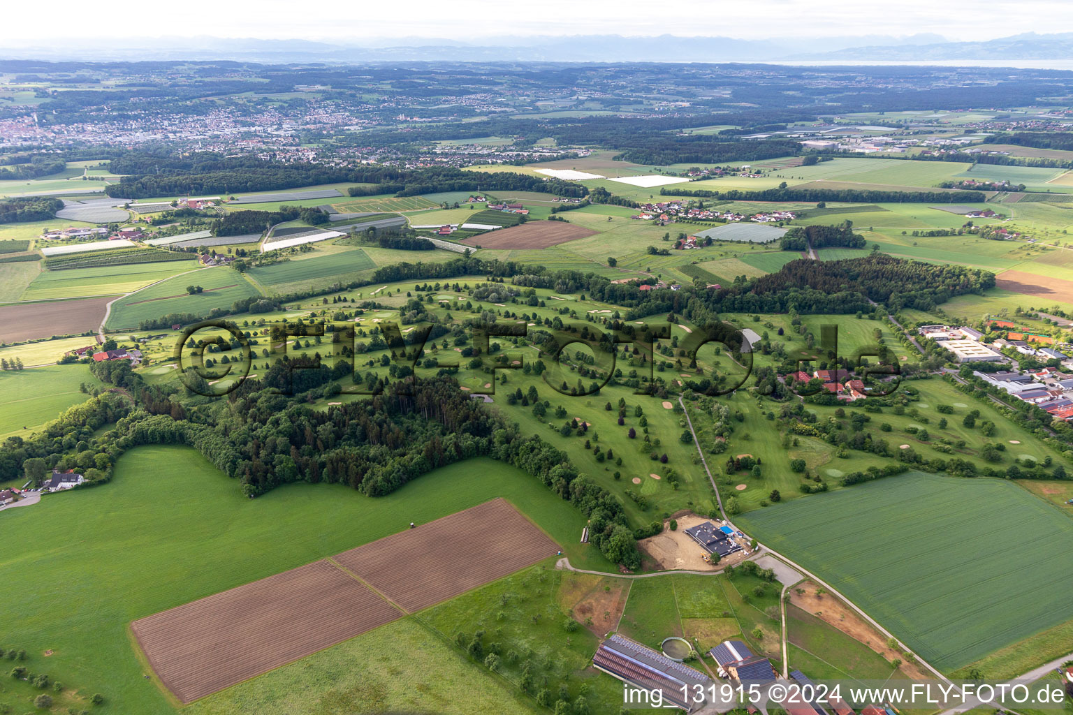 Golf course Ravensburg in the district Schmalegg in Ravensburg in the state Baden-Wuerttemberg, Germany