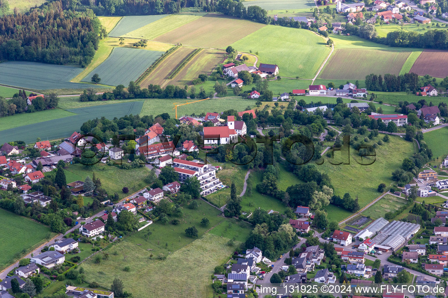 Near Ravensburg in the district Inntobel in Berg in the state Baden-Wuerttemberg, Germany