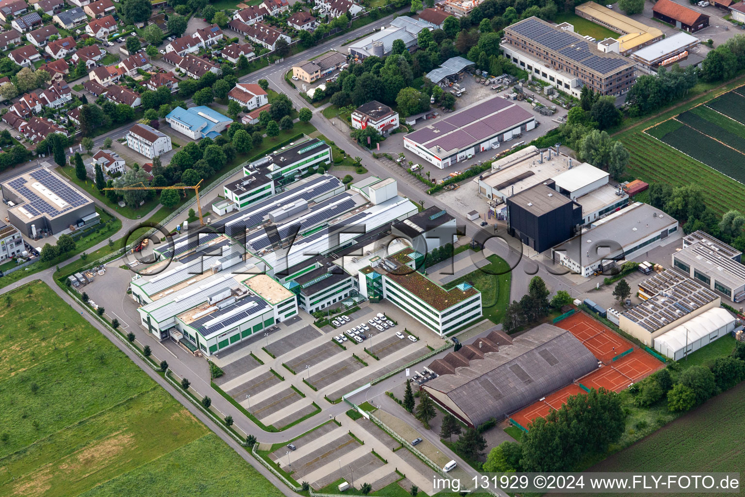 TOX® PRESSOTECHNIK GmbH & Co. KG, Tennis Hall Weingarten Tennis School Seifferer in Weingarten bei Ravensburg in the state Baden-Wuerttemberg, Germany