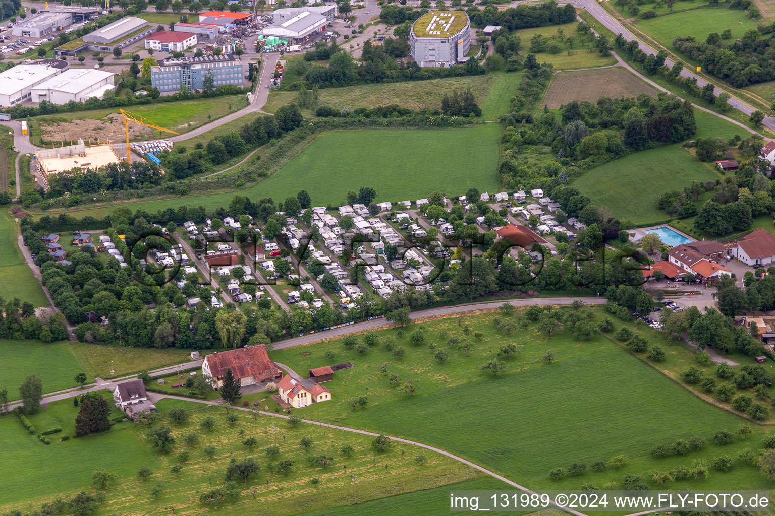 Wirthshof Camping | Chalets near Lake Constance in the district Bergheim in Markdorf in the state Baden-Wuerttemberg, Germany