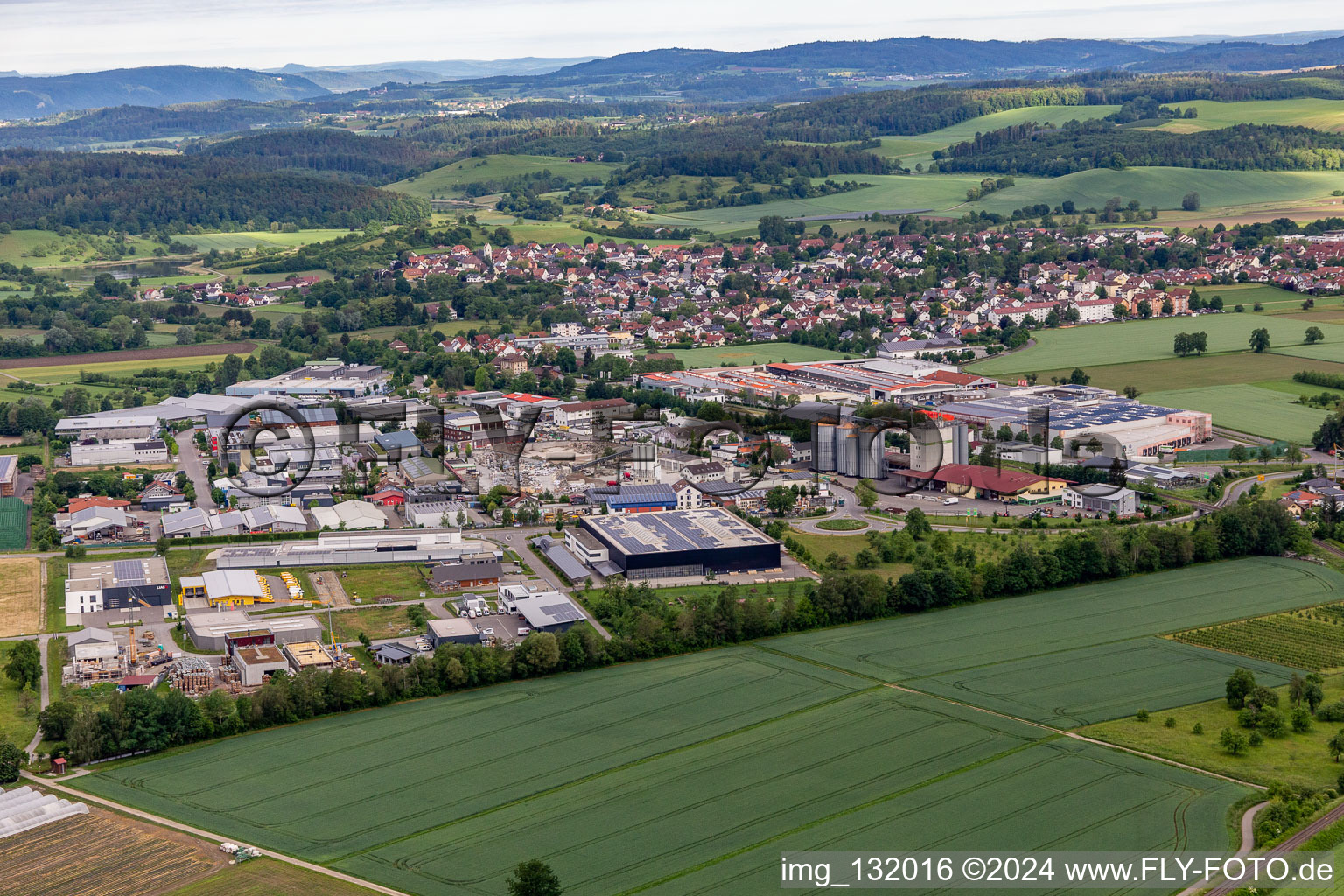 Industrial area Mimmenhausen in the district Mimmenhausen in Salem in the state Baden-Wuerttemberg, Germany