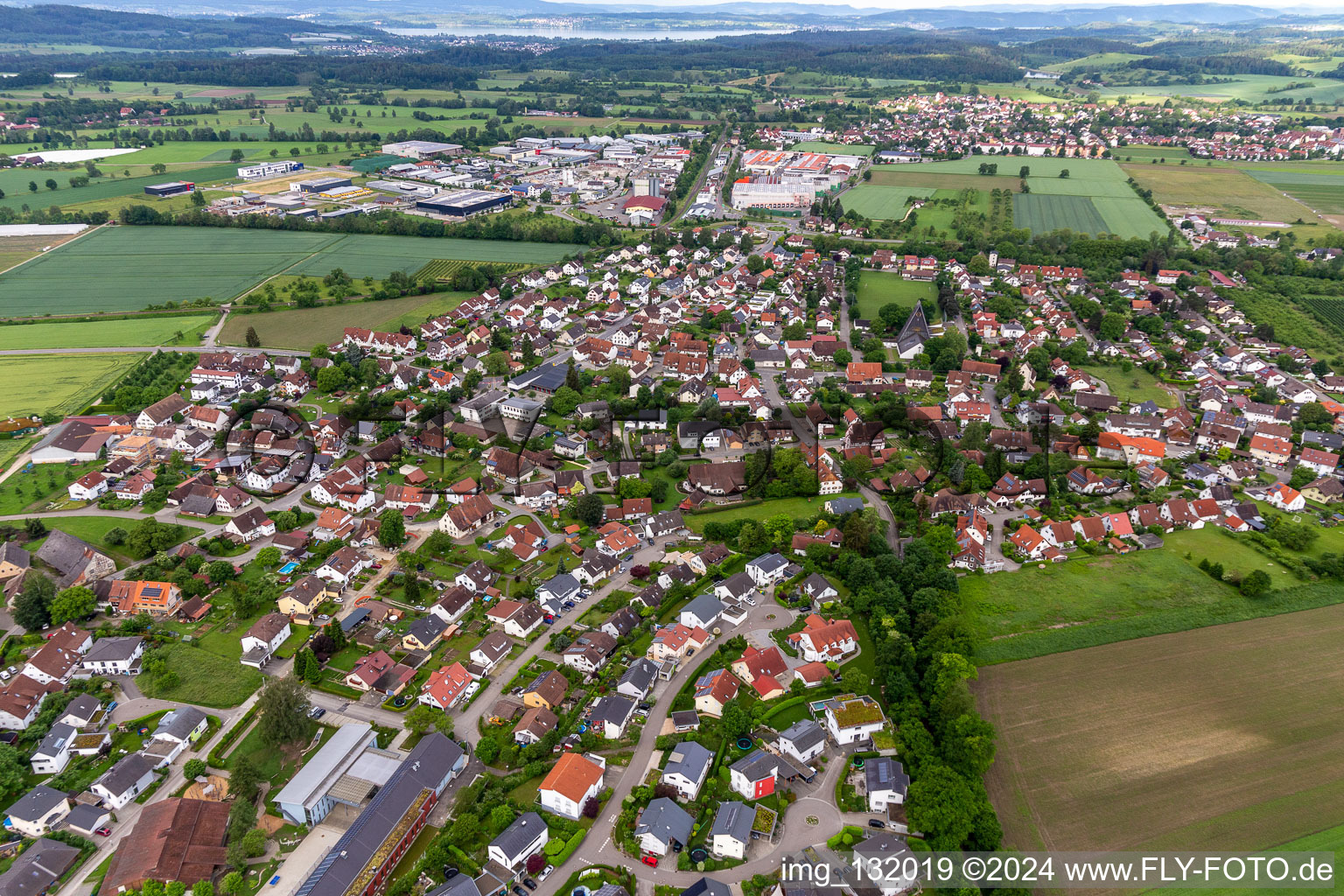 Mimmenhausen industrial area in the district Neufrach in Salem in the state Baden-Wuerttemberg, Germany