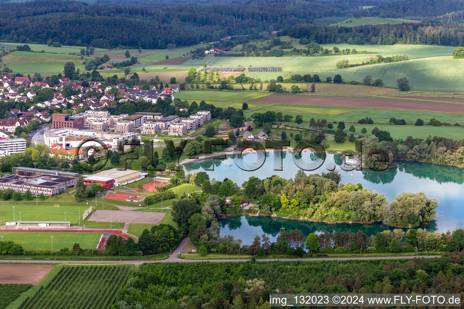 Castle Lake in the district Mimmenhausen in Salem in the state Baden-Wuerttemberg, Germany