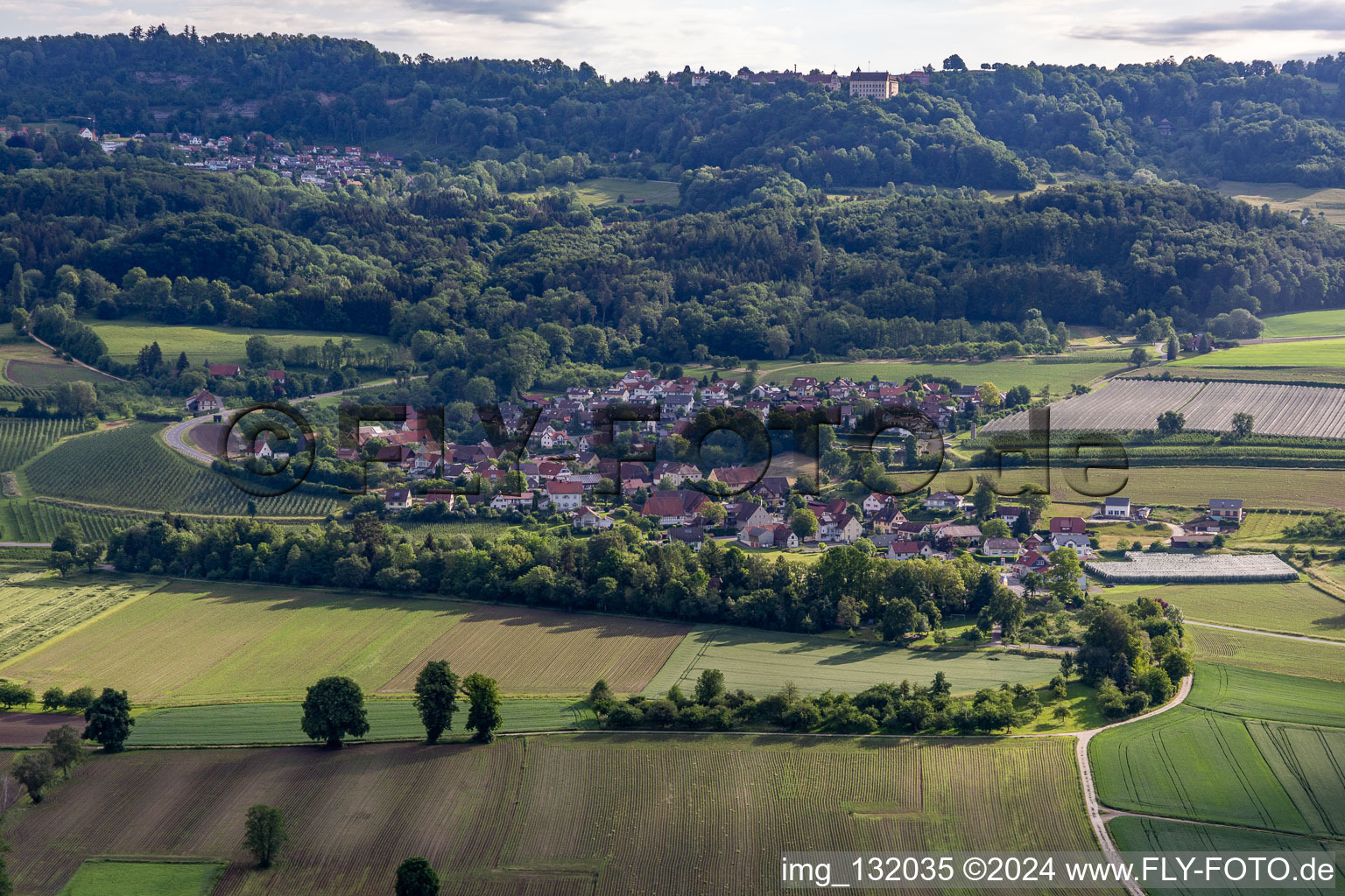 District Leustetten in Frickingen in the state Baden-Wuerttemberg, Germany