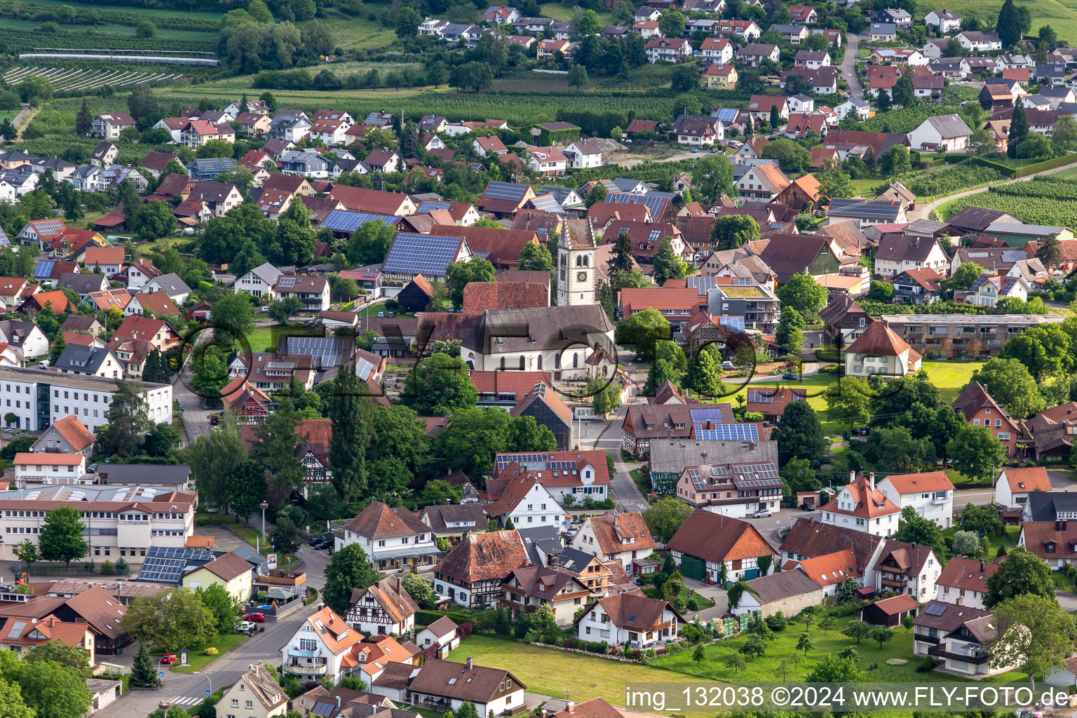 Church in Frickingen in the state Baden-Wuerttemberg, Germany