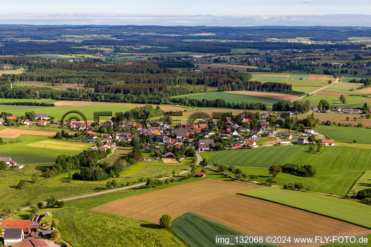 District Sentenhart in Wald in the state Baden-Wuerttemberg, Germany