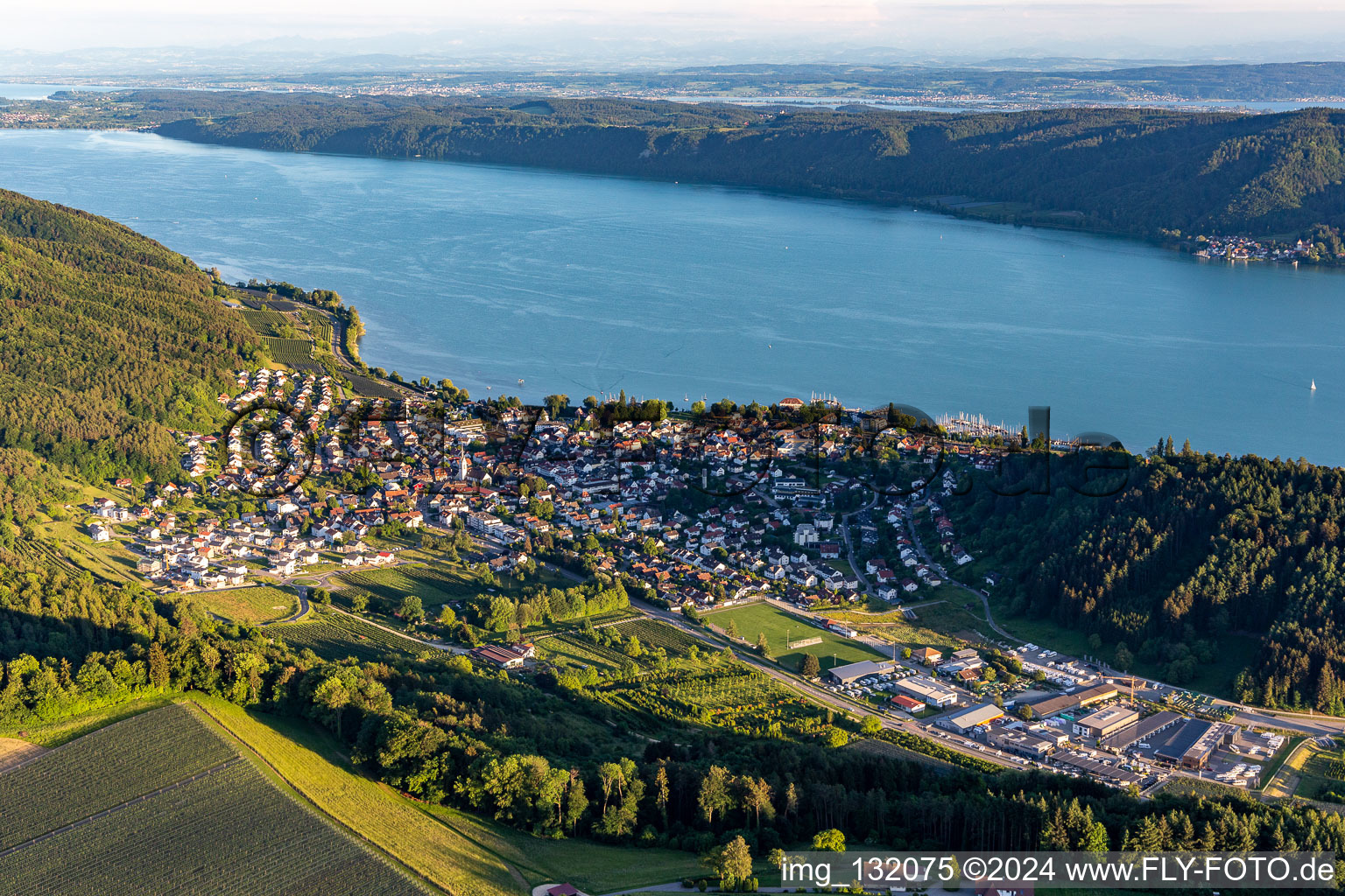 At Lake Überlingen in the district Ludwigshafen in Bodman-Ludwigshafen in the state Baden-Wuerttemberg, Germany