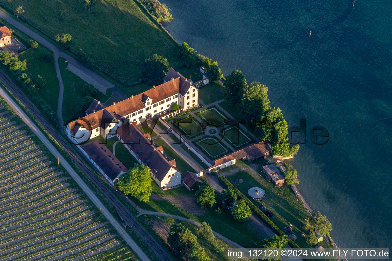 Lake Constance Castle Maurach at Uhldingen-Mühlhofen in the district Seefelden in Uhldingen-Mühlhofen in the state Baden-Wuerttemberg, Germany