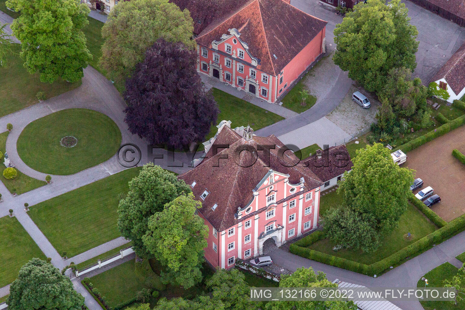 Oblique view of School lock Salem in Salem in the state Baden-Wuerttemberg, Germany