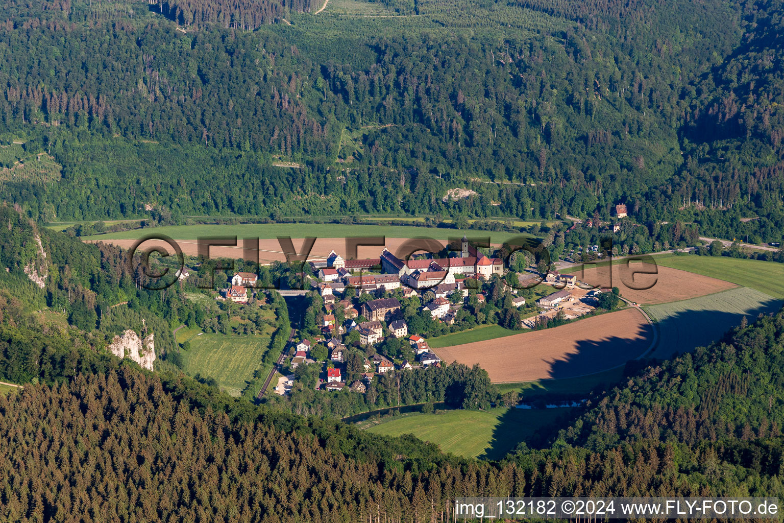 Benedictine Archabbey of St. Martin / Monastery Beuron in Beuron in the state Baden-Wuerttemberg, Germany