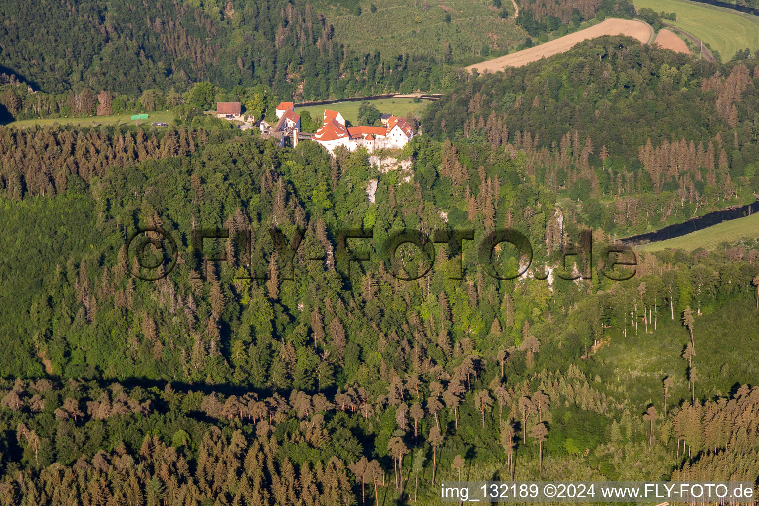 DJH Youth Hostel Burg Wildenstein in Leibertingen in the state Baden-Wuerttemberg, Germany