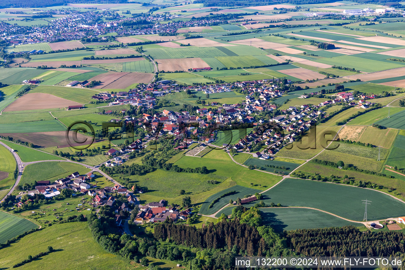 District Rohrdorf in Meßkirch in the state Baden-Wuerttemberg, Germany