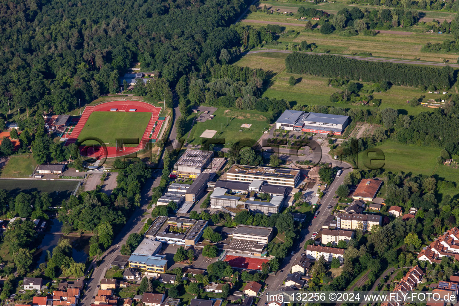 IGS new building in Kandel in the state Rhineland-Palatinate, Germany