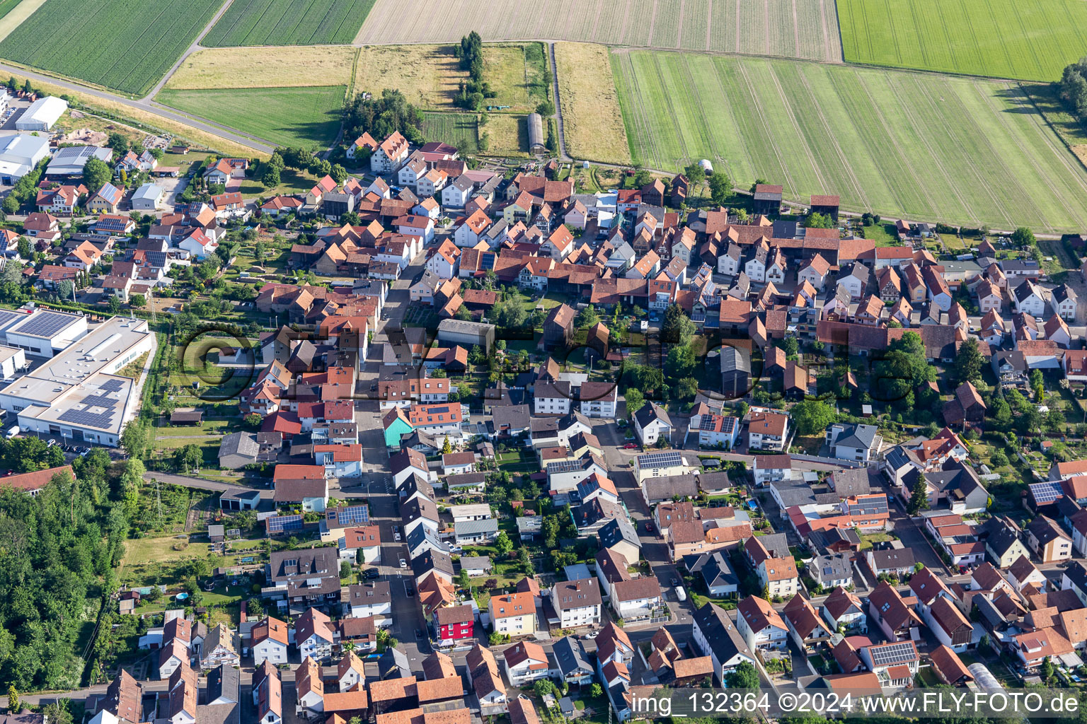 Waldstr in Hatzenbühl in the state Rhineland-Palatinate, Germany