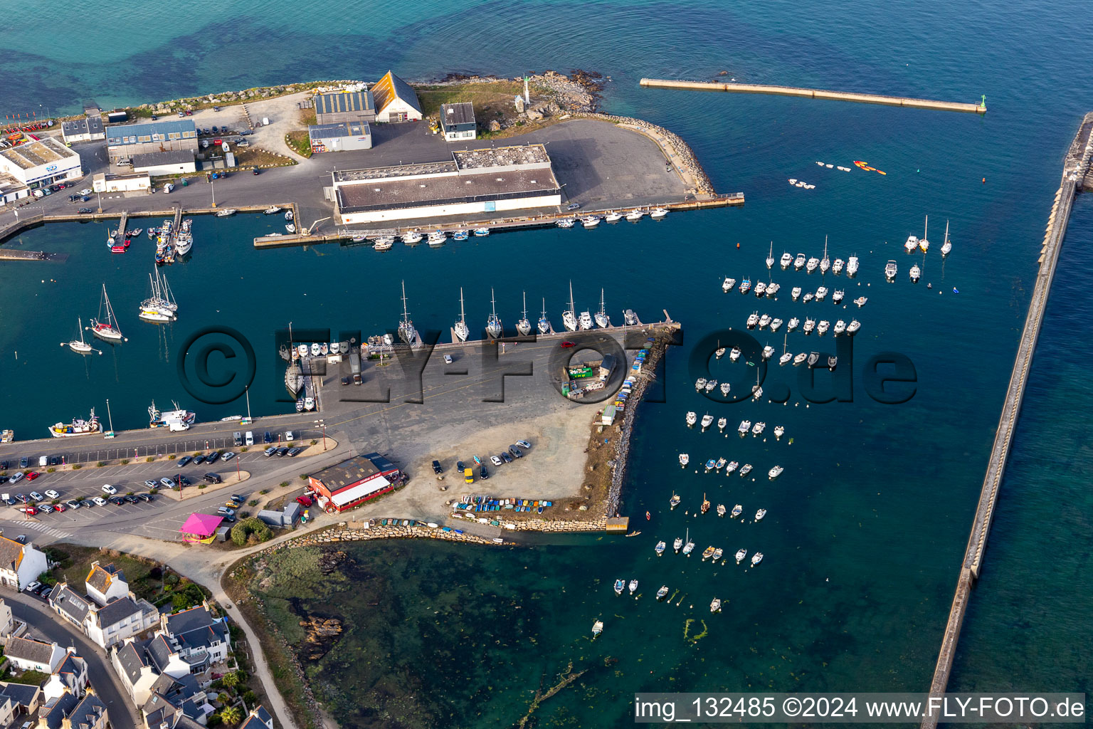 Port de Lesconil in Brittany in Plobannalec-Lesconil in the state Finistere, France