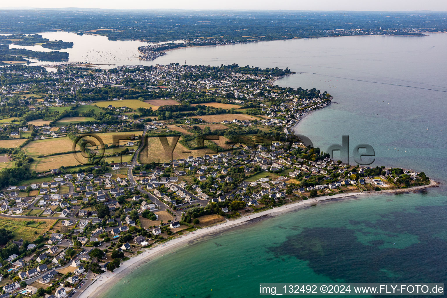 Lodonnec Beach in Loctudy in the state Finistere, France