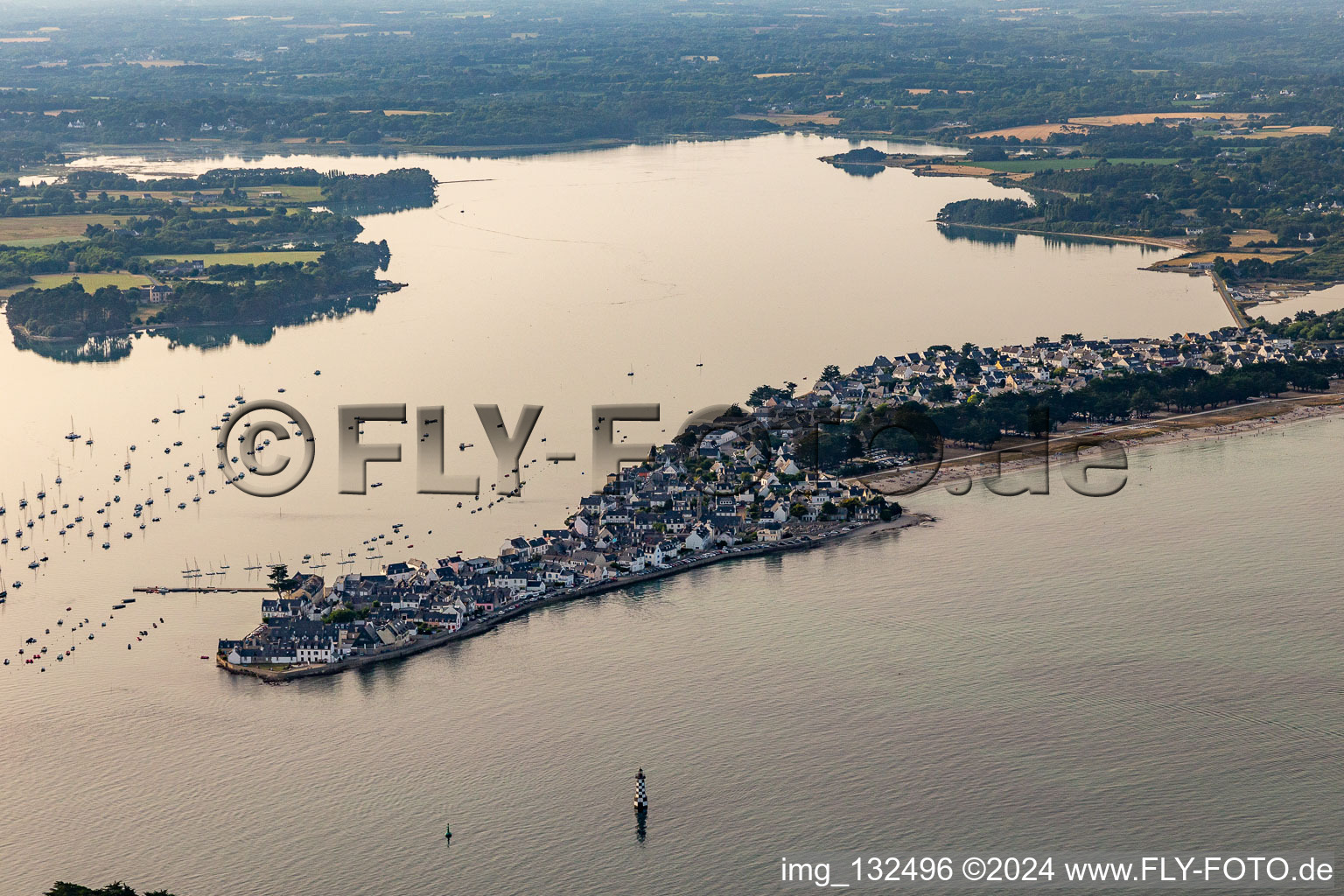 Île-Tudy in the state Finistere, France