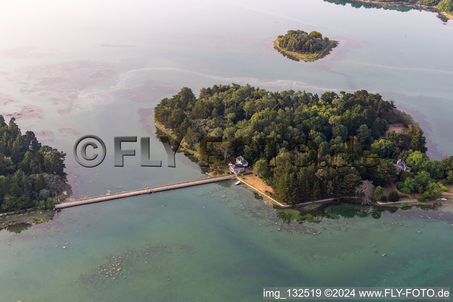 Queffen Island in Loctudy in the state Finistere, France