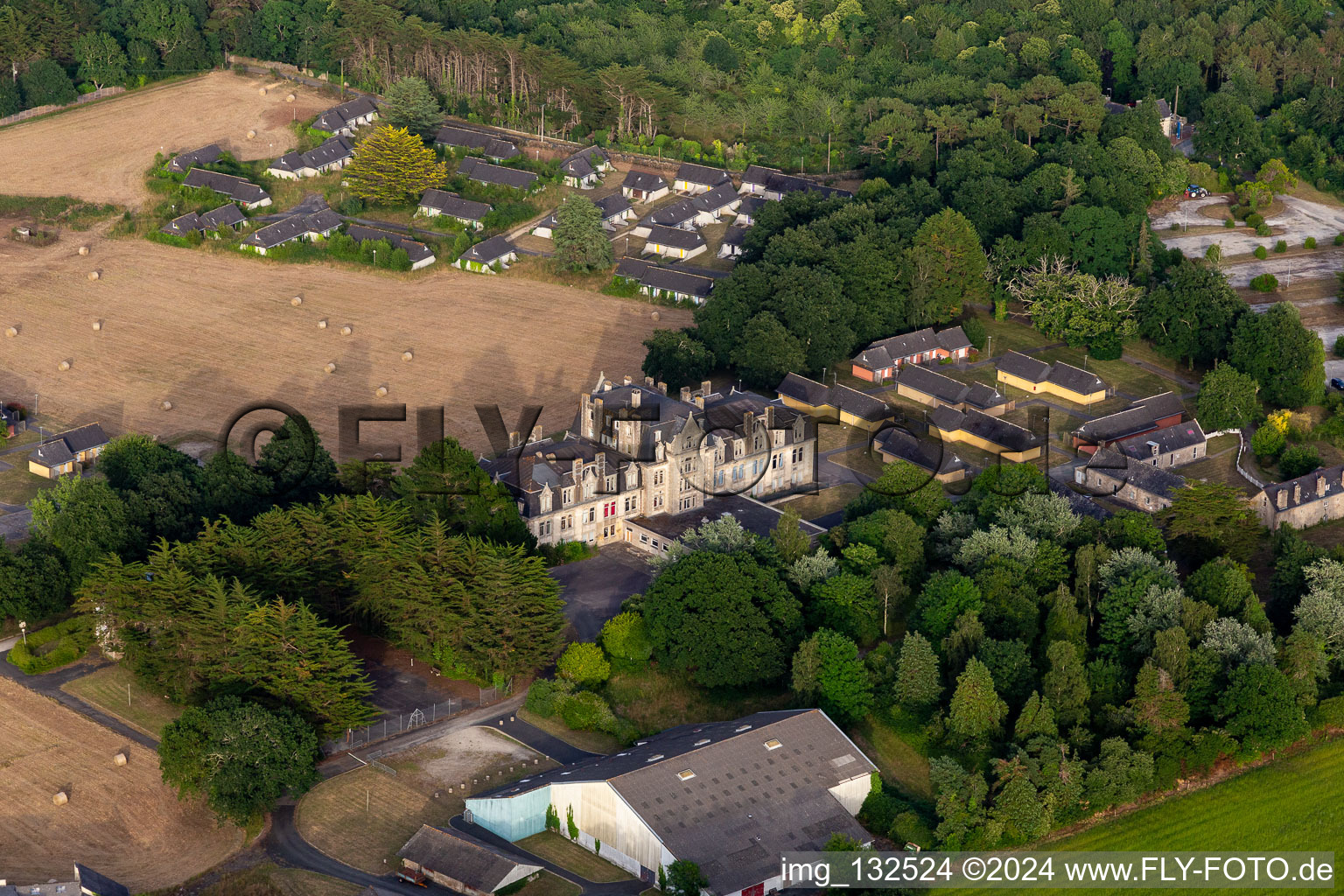 The Domaine de Loctudy in Loctudy in the state Finistere, France from above